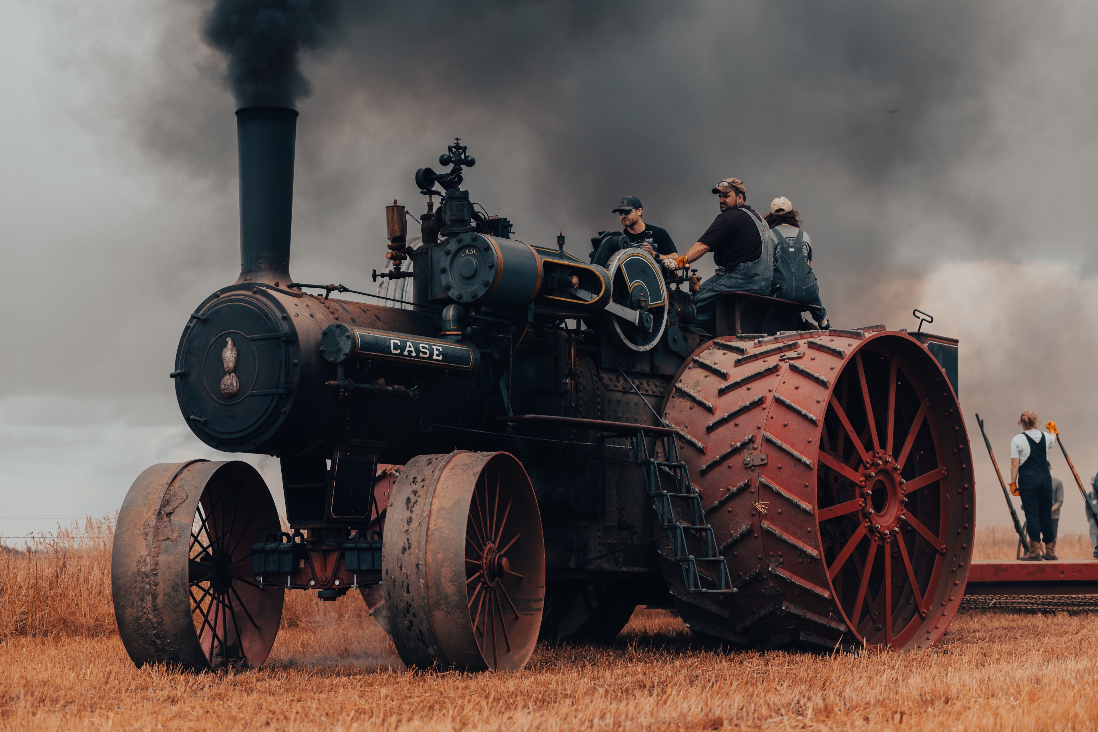 150 HP Case, the world's largest steam-powered tractor