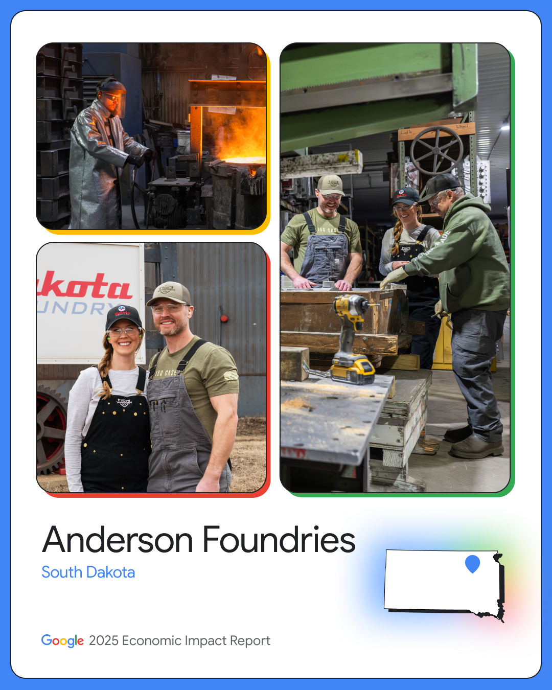Google Economic Impact Report 2025 — Dakota Foundry featured
